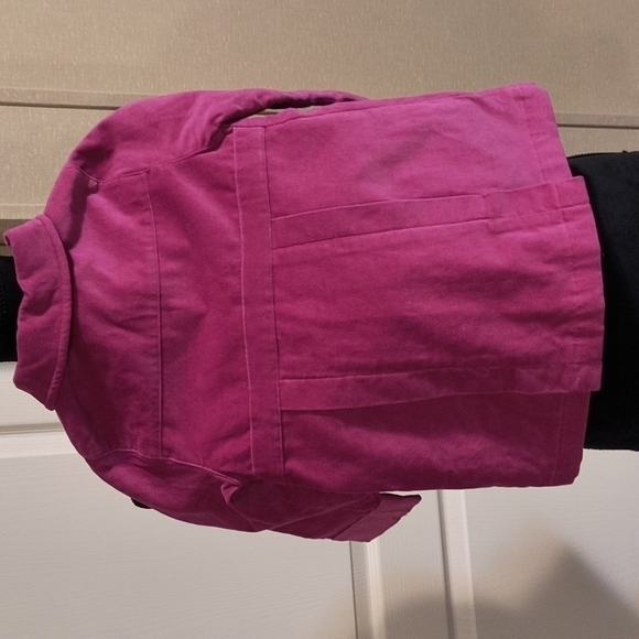george Pink Little Girl Velour Coat For 24 monts - Picture 2 of 13